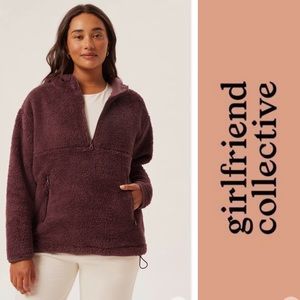 GIRLFRIEND COLLECTIVE Raisin Recycled Fleece
Hoodie Size Small New with tags